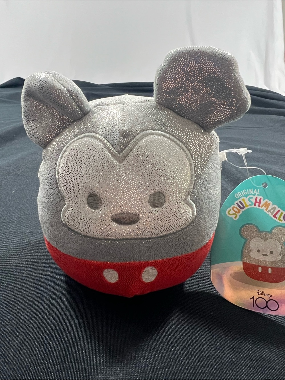 Squishmallows Silver and Red 5” Disney Mickey Plush-NWT